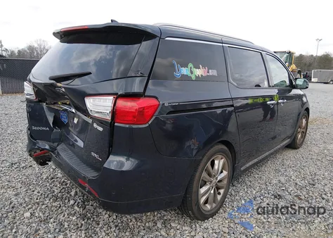 2016 Kia Sedona Sx Luxury z USA, uszkodzony, nr VIN KNDME5C13G6125537